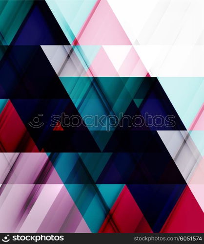 Vector triangle background. Vector triangle background with shadow effects