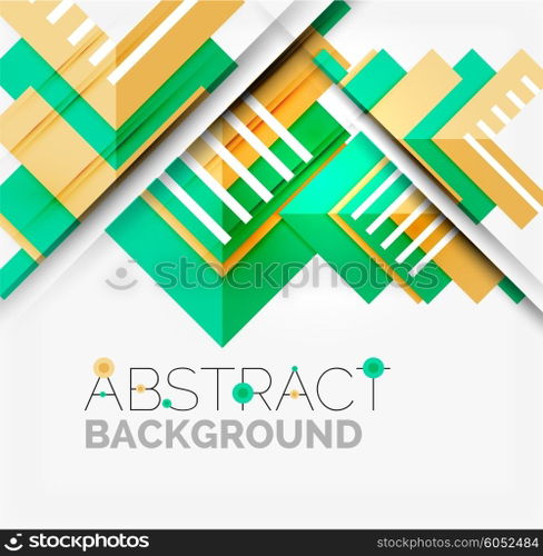 Vector triangle background. Vector triangle background with shadow effects