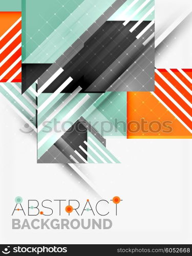 Vector triangle background. Vector triangle background with shadow effects