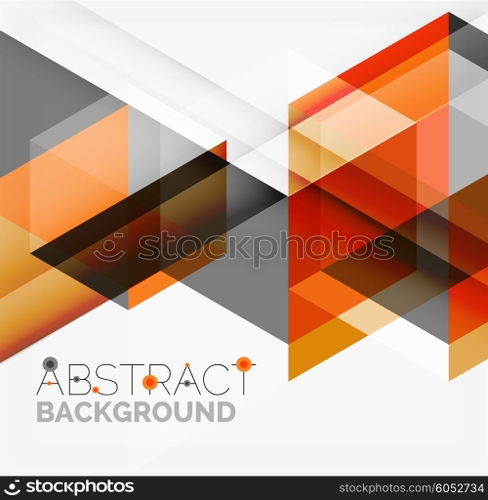 Vector triangle background. Vector triangle background with shadow effects