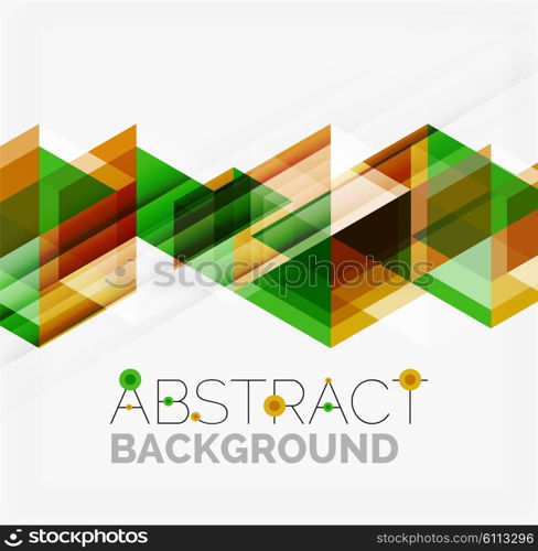 Vector triangle background. Vector triangle background with shadow effects