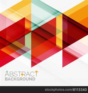 Vector triangle background. Vector triangle background with shadow effects