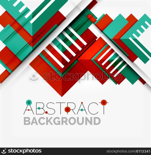 Vector triangle background. Vector triangle background with shadow effects