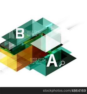 Vector triangle compostiion. Vector triangle compostiion abstract background