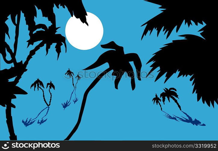vector tropical background