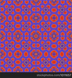 vector various vibrant colors azulejos style for textile ceramics and wrapping paper psychedelic hypnotic abstract decoration seamless pattern. abstract textile ceramics seamless pattern