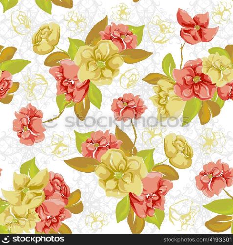 vector vintage floral pattern