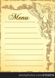 vector vintage restaurant menu