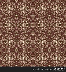 vector vintage seamless floral pattern, can be used as textile, fabric or wrapping paper