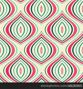 Vector vintage seamless pattern. Vector vintage seamless pattern background. Retro style