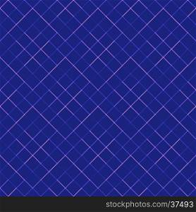 vector violet color asymmetric square decorative seamless pattern isolated blue background&#xA;