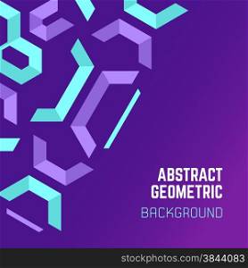 vector violet purple blue asymmetric colorful abstract geometric background&#xA;