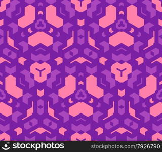 vector violet purple pink color abstract geometric seamless pattern&#xA;