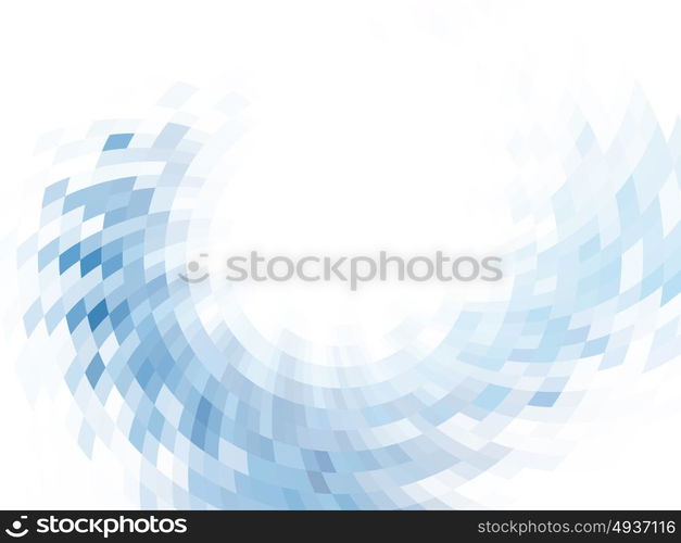 vector vortex effect. vector composition with grid, tiles, gradient effect