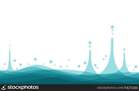 Vector water and soap background