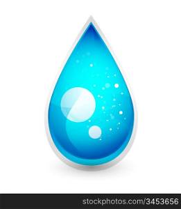 Vector water drop concept