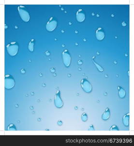 Vector water drops background for design use