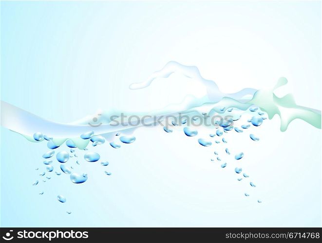 Vector Water Splashing