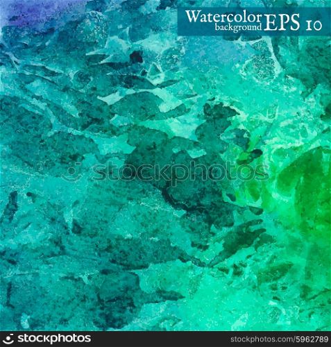 Vector watercolor background. Abstract art hand paint. Vector illustration.. Vector watercolor background. Abstract art hand paint.