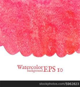 Vector watercolor background. Painting. Vector illustration with empty space for your text.. Vector watercolor background. Painting.