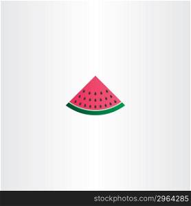 vector watermelon icon sign design