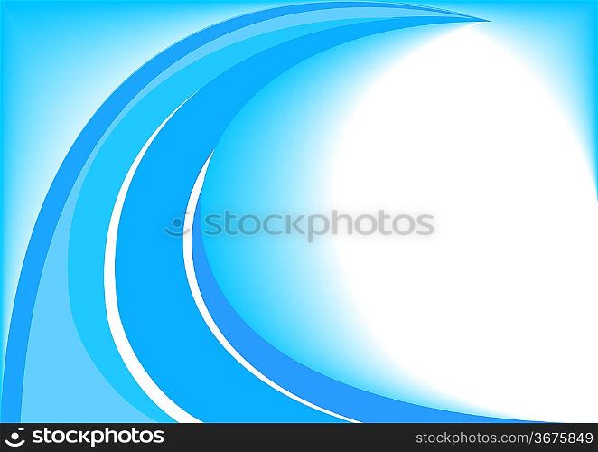 ""Vector wave abstract background; clip-art""
