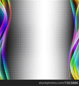 Vector waves. EPS10 with transparency and mesh. Abstract composition with curve lines. Blurred lines for relax themes background. Background with copy space. Place for text. Border lines. dinamyc flow, stylized  waves, vector