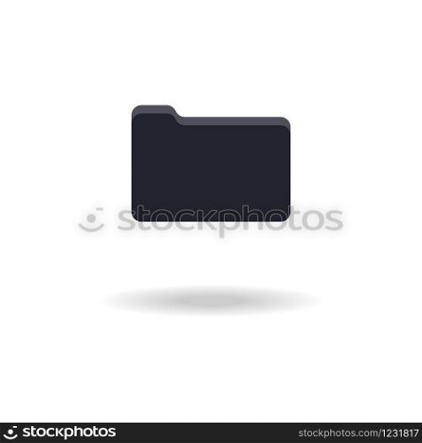vector web icon folders modern style with shadow