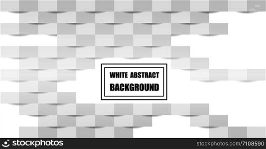 Vector white abstract background.