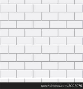 Vector white brick seamless pattern. Vector white brick seamless pattern for bathroom or kitchen