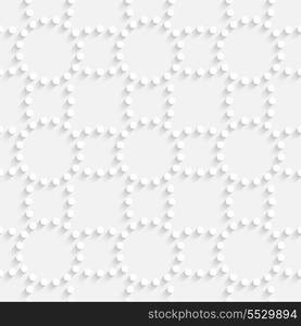 Vector White Seamless Dots Pattern