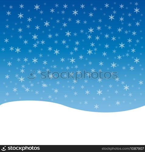 Vector winter background