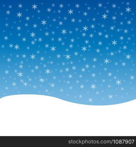Vector winter background