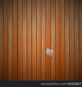 Vector wood plank texture. Detailed background