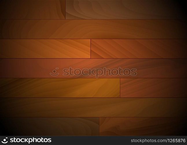 Vector wooden background made from wooden boards