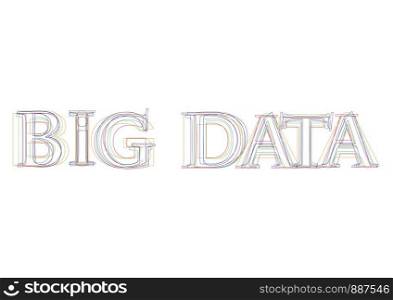 Vector word Big Data