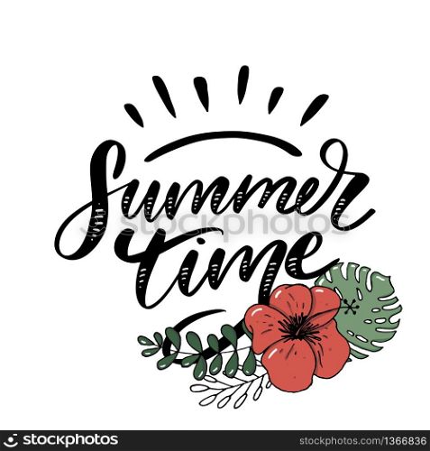 Vector word sale .Letters made of flowers and leaves Summer Time Holiday Flyer Banner Poster Summer. Vector word sale .Letters made of flowers and leaves Summer Time Holiday Flyer Banner Poster Summer sales