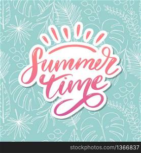 Vector word sale .Letters made of flowers and leaves Summer Time Holiday Flyer Banner Poster Summer. Vector word sale .Letters made of flowers and leaves Summer Time Holiday Flyer Banner Poster Summer sales