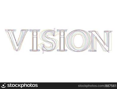 Vector word Vision