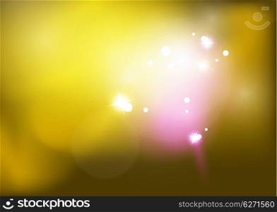 Vector yellow shiny blurred sky background. Vector yellow shiny blurred sky background. Explosion concept