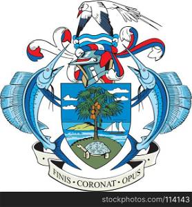 vectorial image of coat of arms of Seychelles