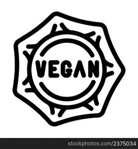 vegan dumplings line icon vector. vegan dumplings sign. isolated contour symbol black illustration. vegan dumplings line icon vector illustration
