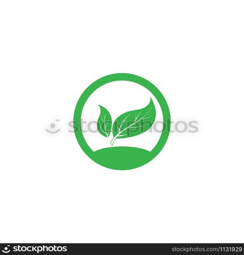 Vegan Logo Template vector symbol nature