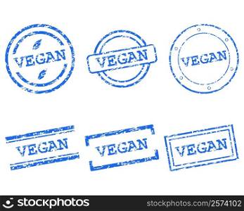 Vegan stamps