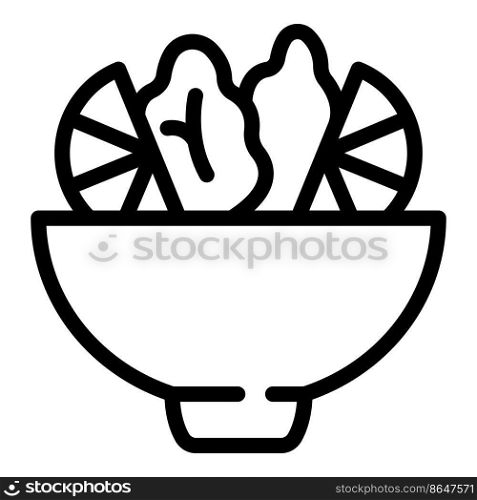 Vegan table icon outline vector. Food diet. Eco home. Vegan table icon outline vector. Food diet