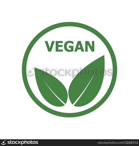 Vegan vector icon. Vegan food