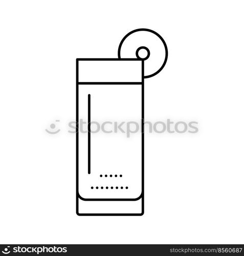 vegetable juice drink line icon vector. vegetable juice drink sign. isolated contour symbol black illustration. vegetable juice drink line icon vector illustration