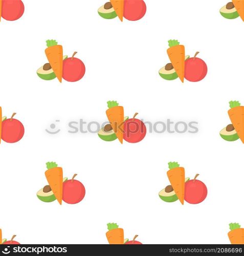 Vegetables and fruits pattern seamless background texture repeat wallpaper geometric vector. Vegetables and fruits pattern seamless vector