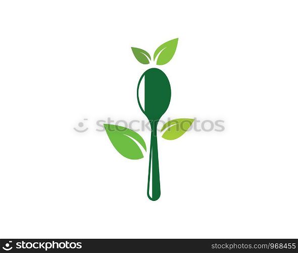 vegetarian icon logo vector illustration design