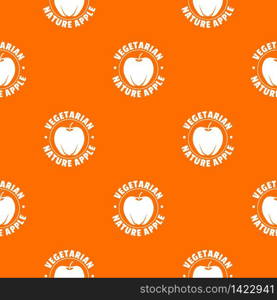 Vegetarian nature apple pattern vector orange for any web design best. Vegetarian nature apple pattern vector orange